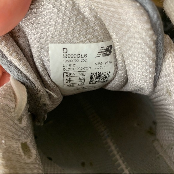 New Balance 990v6 Men's Sneakers in Grey - Size 8.5 - Picture 9 of 9